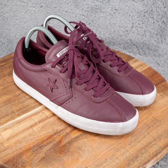 Converse Breakpoint Ox 157800C Unisex Dark Sangria Leather Shoes Size M6.5 / W8 - Picture 1 of 6